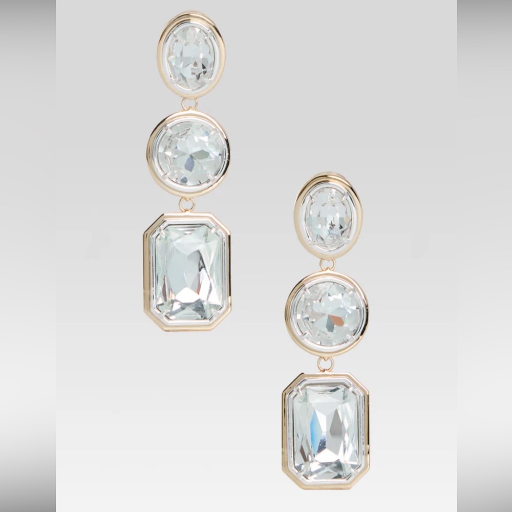 Retrofête Camille Gemstone Drop Earrings